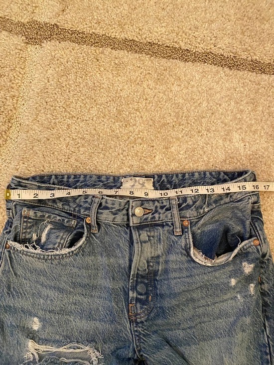 Free People Distressed Ripped Frayed Jeans - Picture 6 of 8